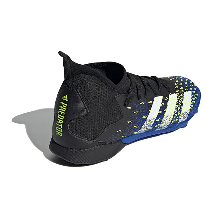 New Adidas PREDATOR Series Durable Breathable Mid Top Kids' Soccer Shoes Black Blue Kids' FY0624