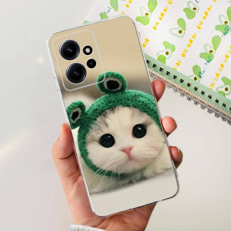 For Xiaomi Redmi Note 12 Global Stylish Phone Case Soft Silicone TPU Back Cover For Redmi Note 12 Pro 4G Note12 12Pro