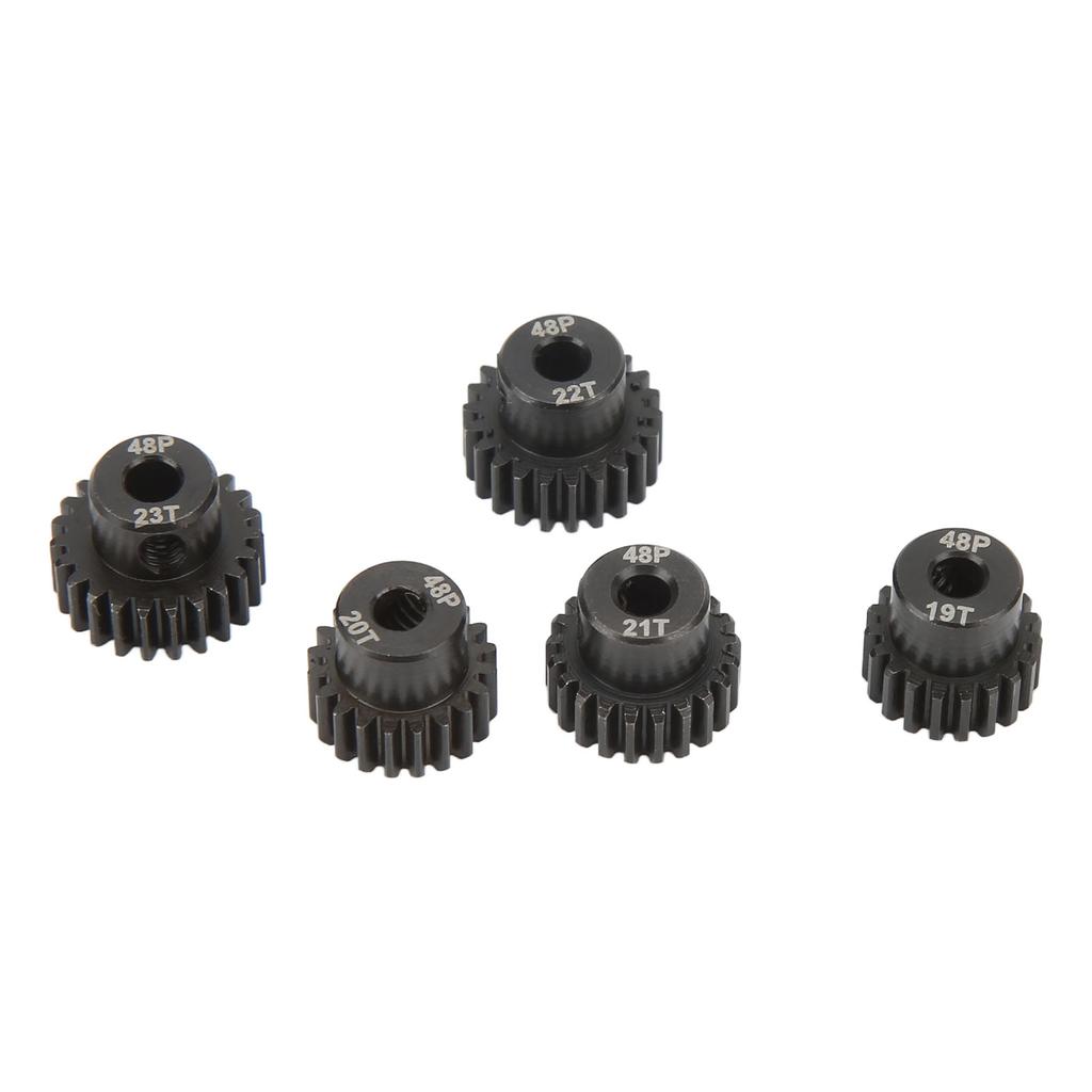 48DP 3.175mm RC Car Motor Gear 19T 20T 21T 22T 23T Pinion Gear Set for 1 10 RC Remote Control Car