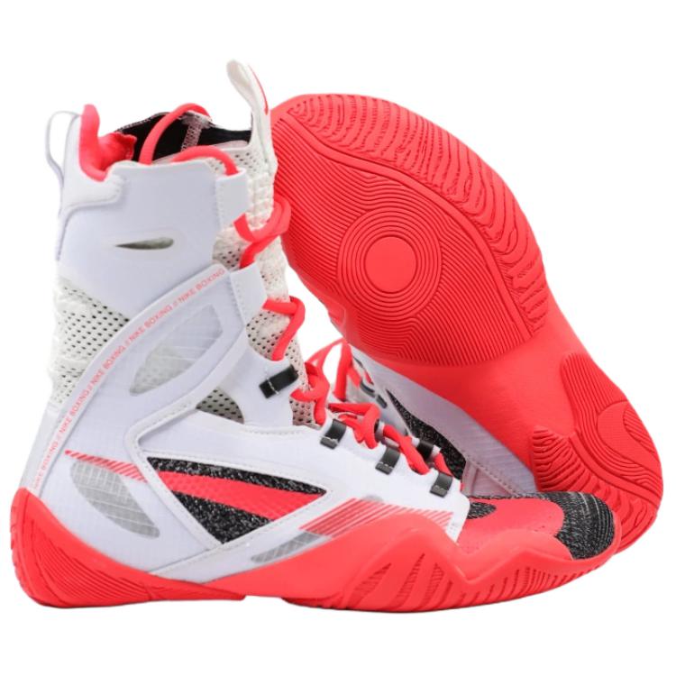 Nike Hyperko 2 Fashion Comfortable Durable High-Top Training Shoes Unisex Sneakers White Red CI2953-101