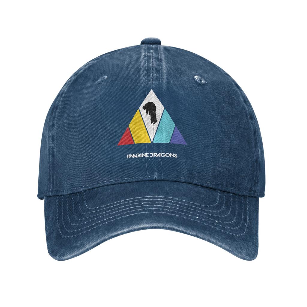 Imagine Dragons Evolve Album Baseball Cap Casual Distressed Washed Band Music Snapback Hat Unisex Outdoor Workouts Adjustable
