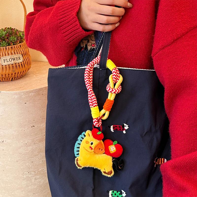 Cute Colorful Mobile Phone Portable Anti-Loss Lovely Knot Hand Bracelet