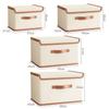 Clothes Storage Box With Lid For Household Use Wardrobe Underwear Storage Box Organizing Boxed Clothes Blankets Storage Basket