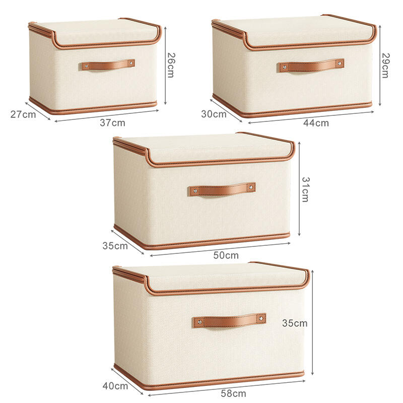 Clothes Storage Box With Lid For Household Use Wardrobe Underwear Storage Box Organizing Boxed Clothes Blankets Storage Basket
