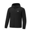 Li Ning Fitness Series Windproof Water-Repellent UV-Resistant Quick-Dry Cool Hooded Sun Protection Jacket Men Jackets AFDW475-6