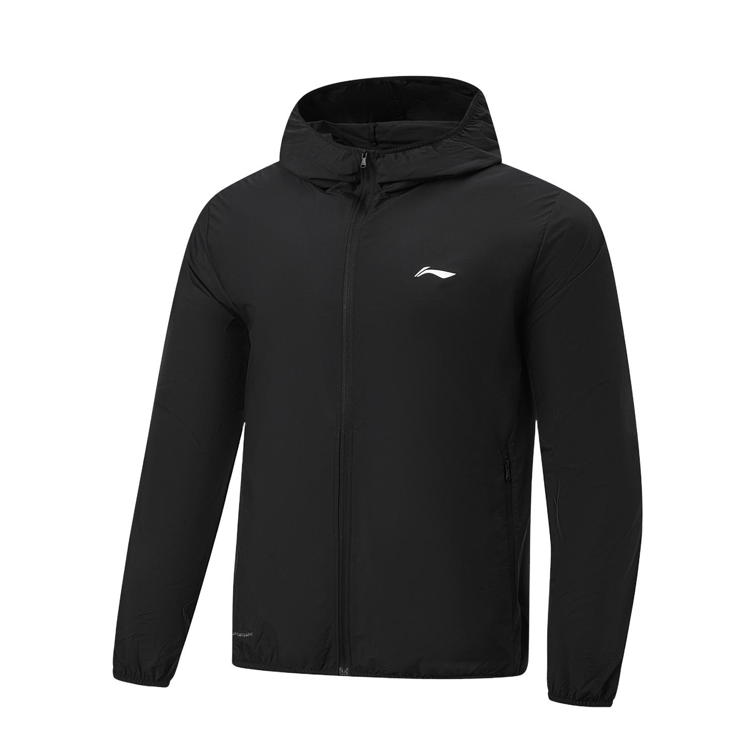 

Серия одежды для фитнеса Li Ning Ветрозащитная Водоотталкивающая Устойчивая к УФ-излучению Быстросохнущая Охлаждающая Куртка с Капюшоном для Защиты от Солнца Мужские куртки AFDW475-6 XXL