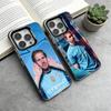 K-Kevin de Bruyne Etui na telefon Dla iPhone 17,16,15,14,13,12,11 Plus,Pro Max,XS,Kolorowe Srebrne Etui na telefon Funda Cover