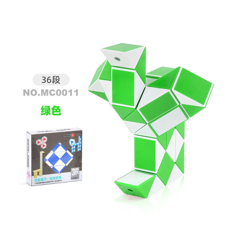 Colorful 24 Segment Magic Snake Puzzle Toy Flexible Educational Fidget Toy For Kids