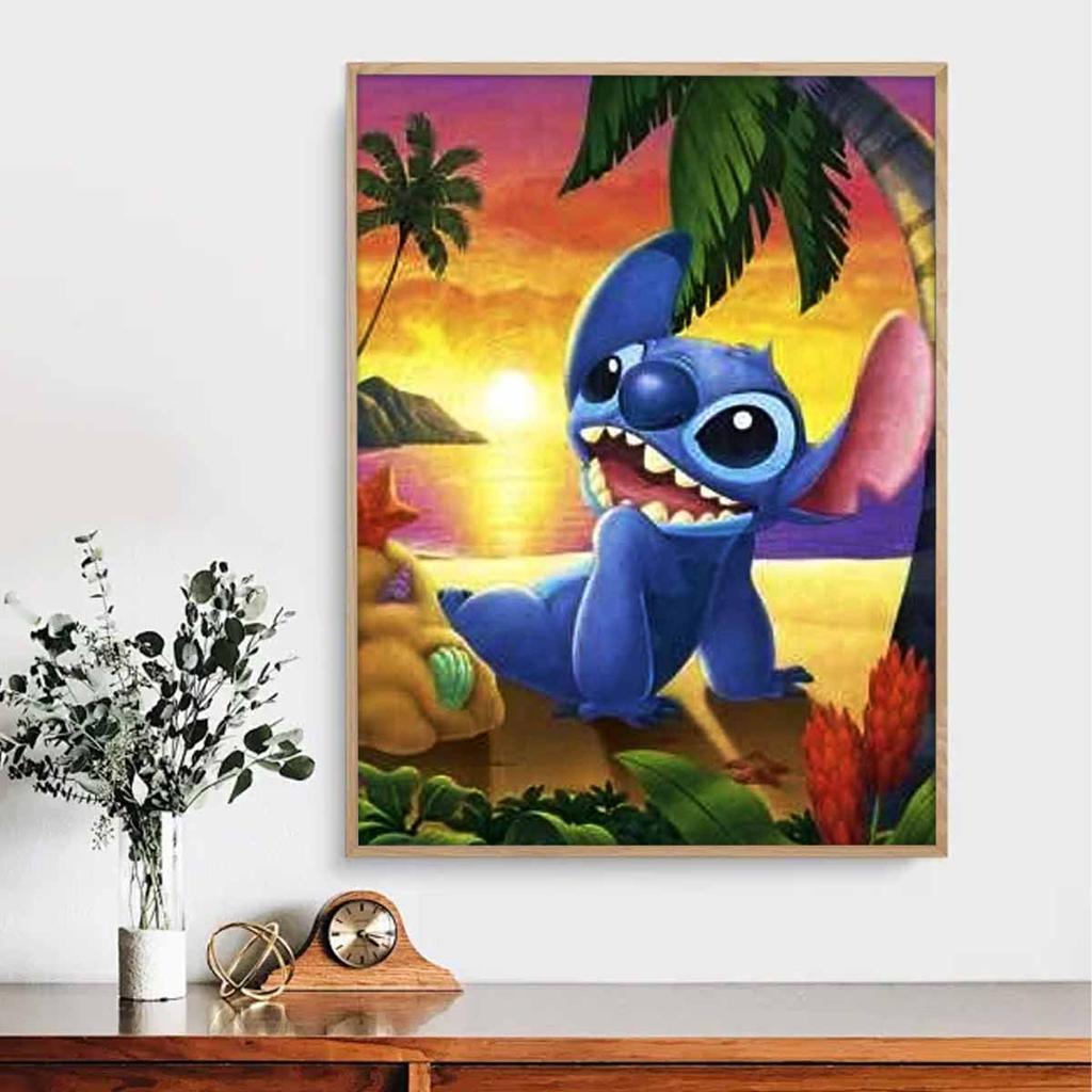 Full Round Diamond Painting Stitch on The Beach Art Rhinestone Picture Mosaic DIY 5D Cross Stitch Embroidery Home Decoration