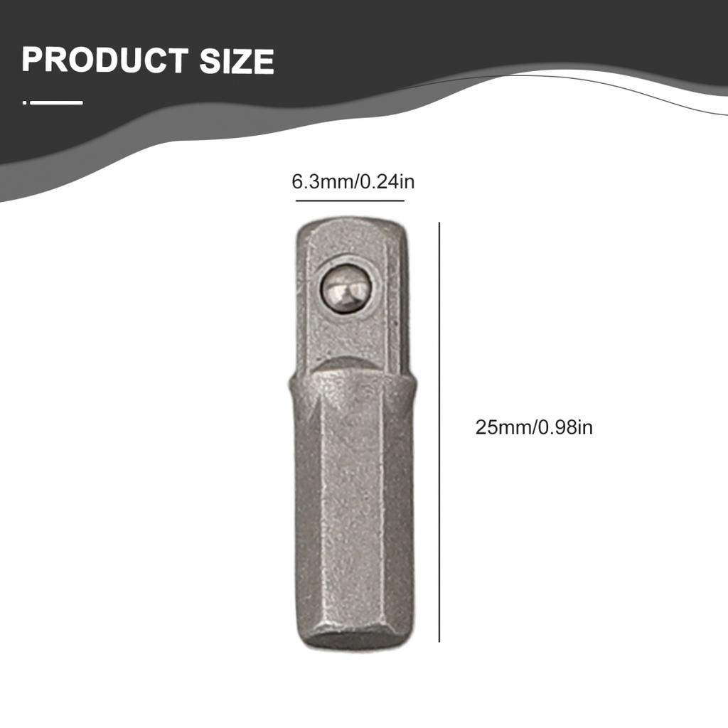 Socket Adapter Adapter Chrome Vanadium Steel Drill Extension