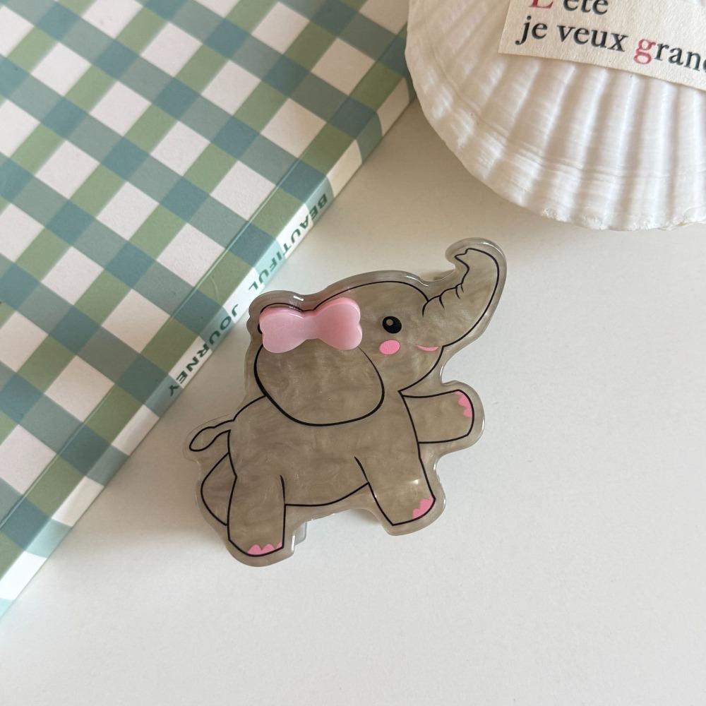 Elephant Cartoon Animal Hair Claw Butterfly Geometry Shark Clip Fashion Sweet Hair Clip  Girls