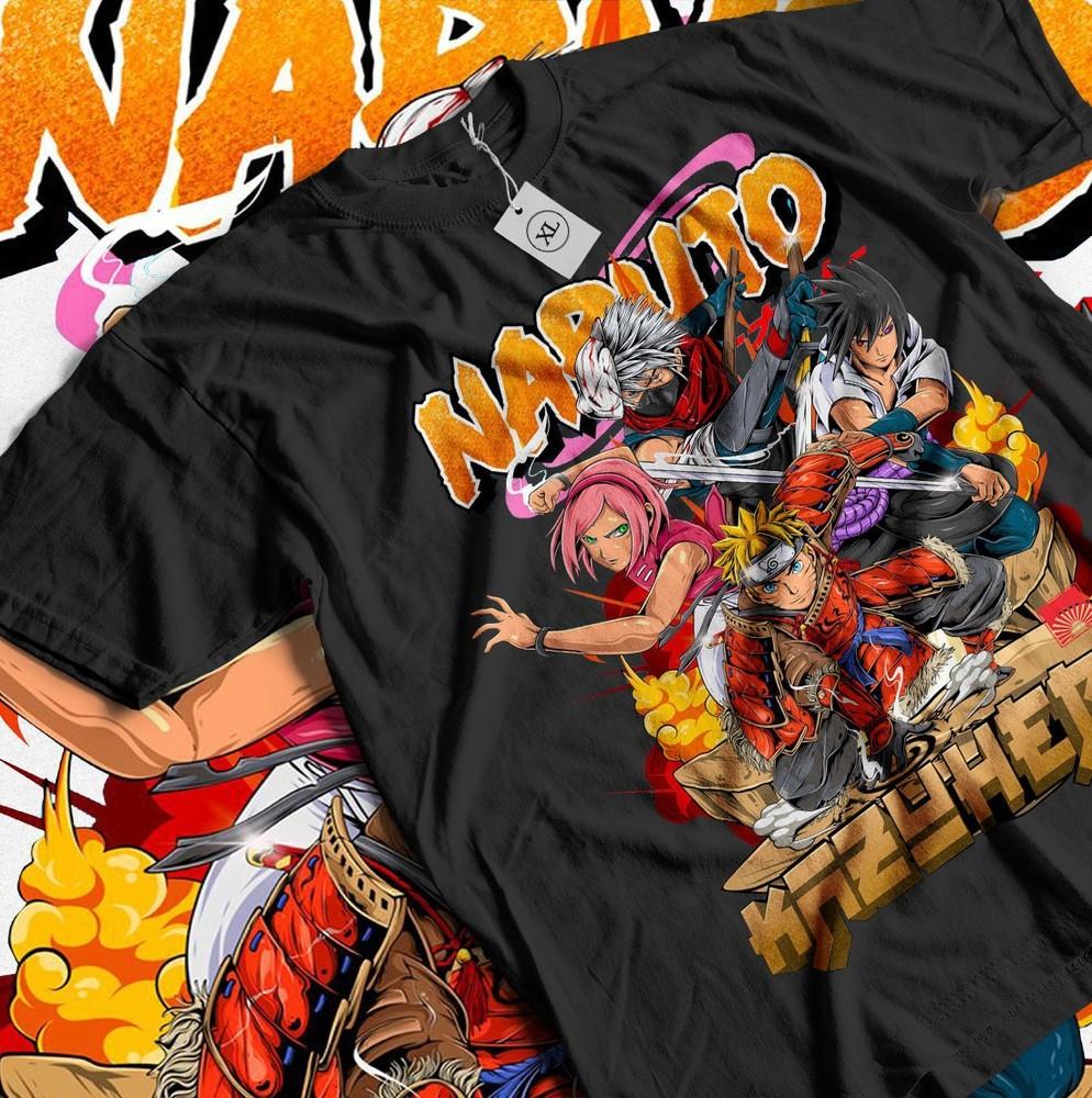 Футболка Naruto Shippuden Итачи Шикамару Нара Аниме Манга Подарок Футболка Все Размеры Унисекс Футболка XXXL