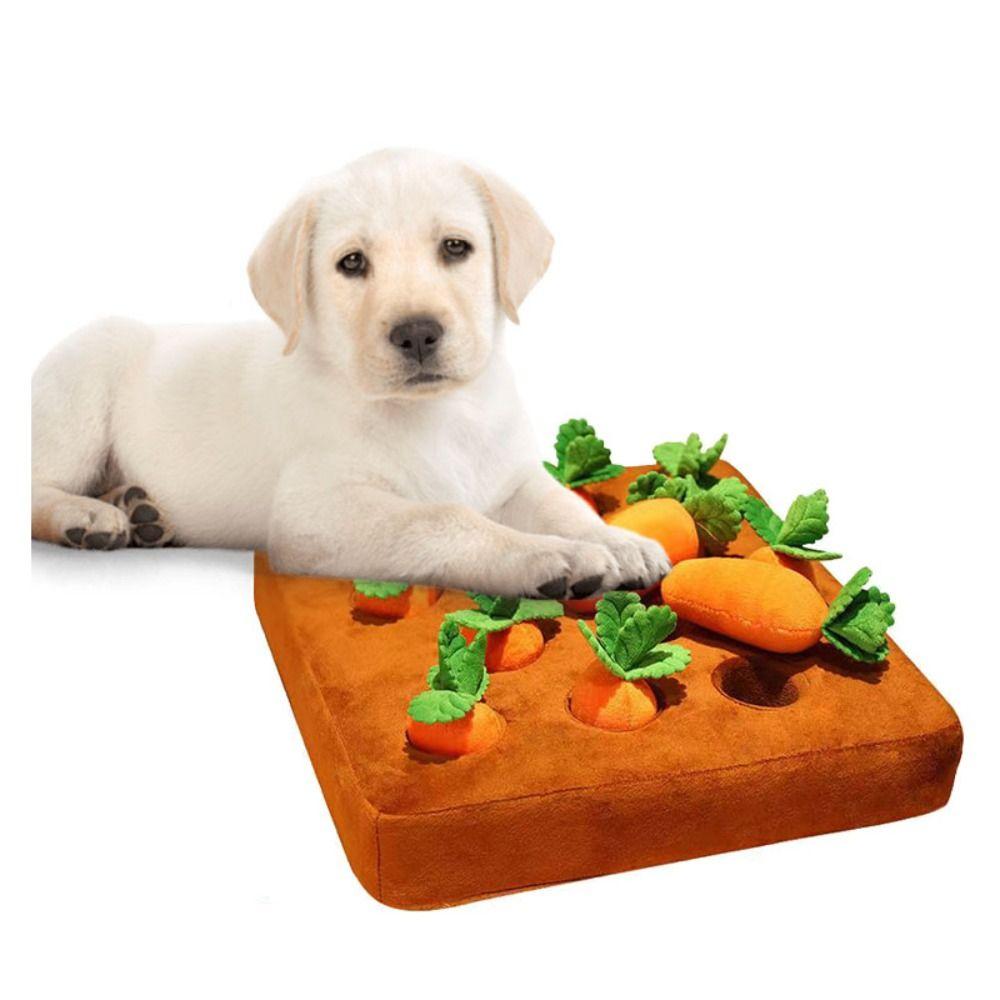 

Kawaii 35x35cm Stuffed Creative Cute Soft Sniffing Mat Pet Toy Hide Food Toy Dogs Accessories
