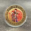 Fortune, Fortune, Longevity, Happiness, Wealth, Creative Wealth Attraction Coins, Color Printed Commemorative Medals, Metal Crafts, Badges