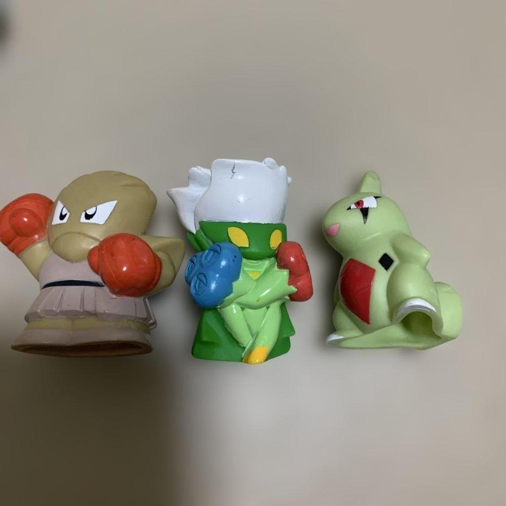 Used Pokemon Figures Soft Vinyl Finger Puppets 21 Pieces