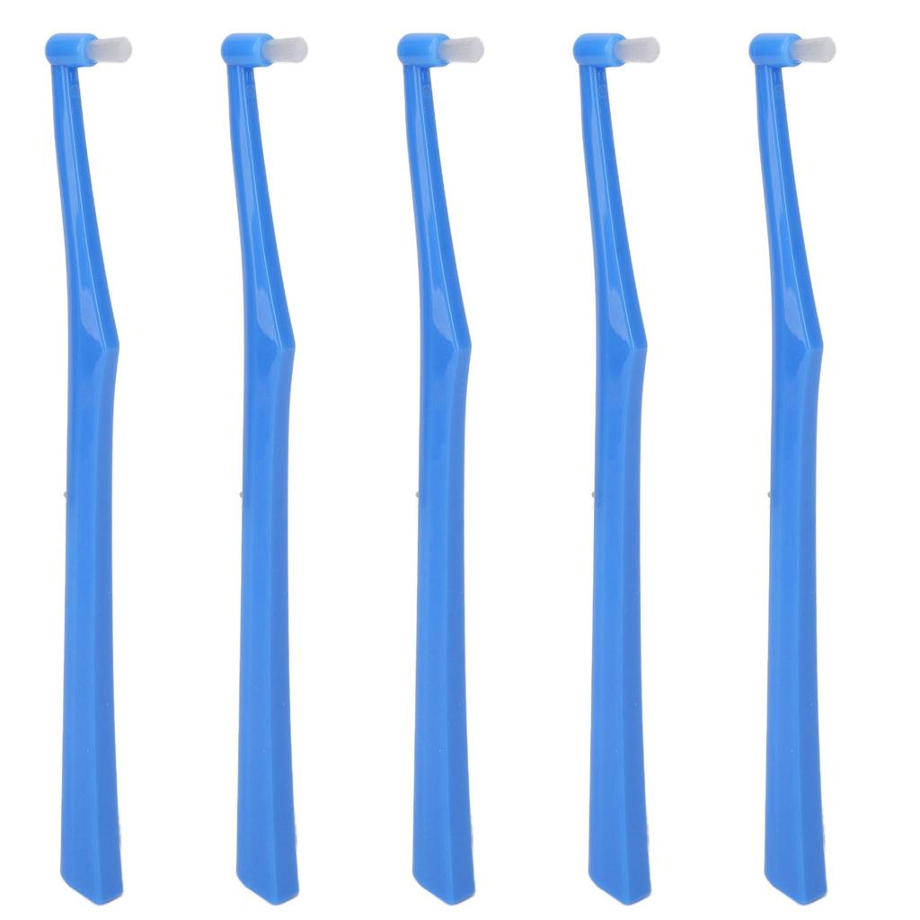 5PCS Tuft Toothbrush Soft Remove Stubborn Stains Interdental Tooth Brush for Orthodontic Patient