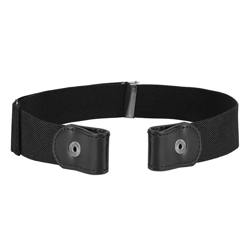 Buckle-Free Belt for Jean Pants Elastic Invisible for Belt Men Women Fashion No Buckle Stretch Elastic Waist Belt
