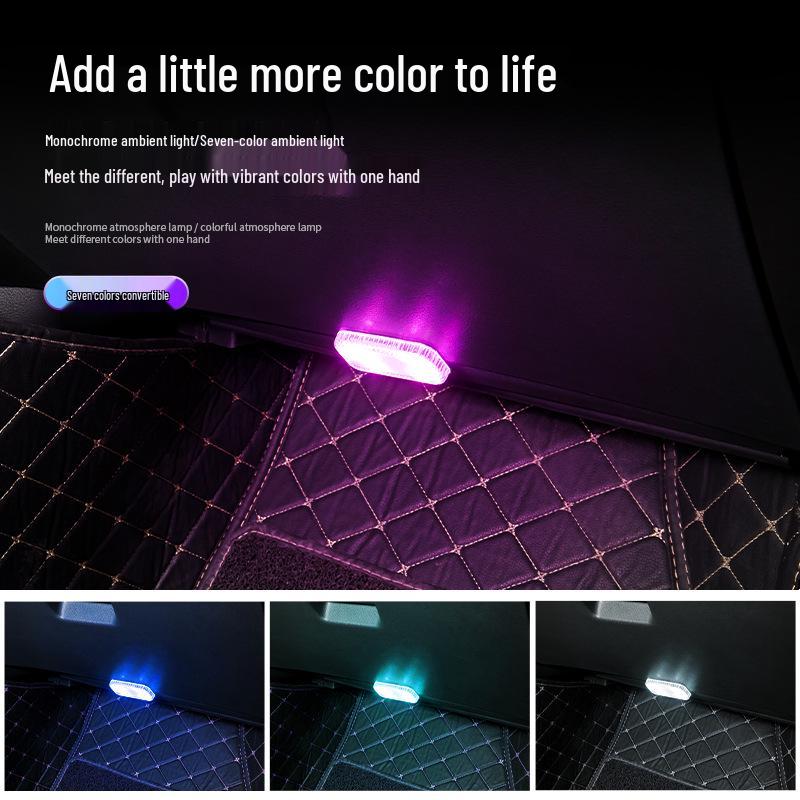 LED Wireless Rechargeable Car Atmosphere Touch Sensor Light