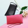 Crocodile Texture PU Phone Wallet Clutch Purse With Zipper Card Holder Makeup Pouch For Shopping Work And Daily Use Women