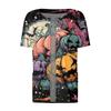 Women's Short Sleeved Patterned Pockets, Work Print Stand Up Collar, Single Breasted Protective Clothing, Cardigan Jacket, Top