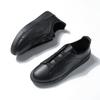 New Men's Leather Shoes, Shoes with One Pedal, Lazy Shoes with Soft Soles and Soft Surfaces, Short Casual Models.