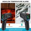 Digital Infrared Thermometer Laser Temperature Meter Non-contact Pyrometer Imager Hygrometer IR Termometro Color LCD Light Alarm