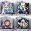 Arthuria Caster Fate Grand Order Game Pillow Covers Home Sofa Cushion Covers and Aecorative Custom