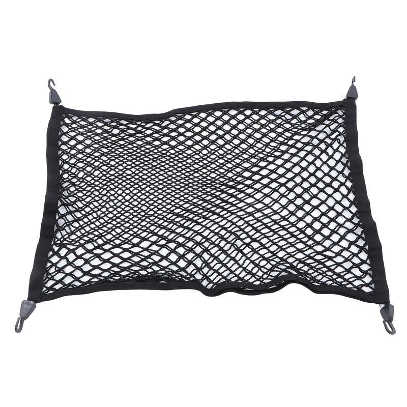 Storage Elastic Mesh Net Holder Nylon Big Capacity 4 Hook Rear Trunk Cargo Net Widely Use  for  2015 To