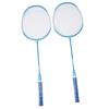 Badminton Set Iron Alloy Incrsed Ar Shock Absorption Lightweight Badminton Racket Set for Beginner Children Adults