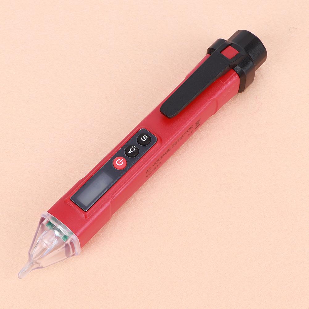 Digital NonContact Current Voltage Detector Test Pen Measuring Instrument AC121000V(Red Black )