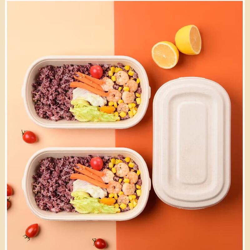 Paibei Abbaubare Zellstoff-Takeaway-Lebensmittelbehälter mit Deckeln