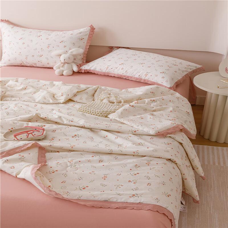 OEING Printed Soybean Fiber Summer Quilt