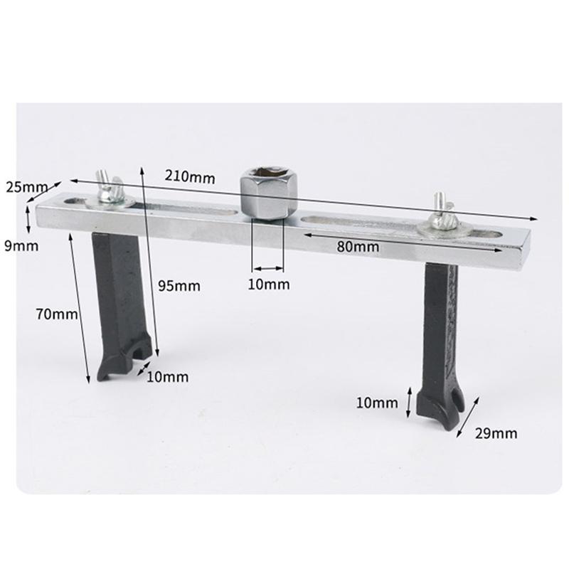 

2 Jaw Wrench Tools For Car Oil Tank Cover Lever Remover Fuel Pump Lid Change Spanner Detent Fuel Tank Cap Removal Tool