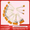 Wooden Handle Nylon Row Brush for Oil, Gouache, and Acrylic Painting
