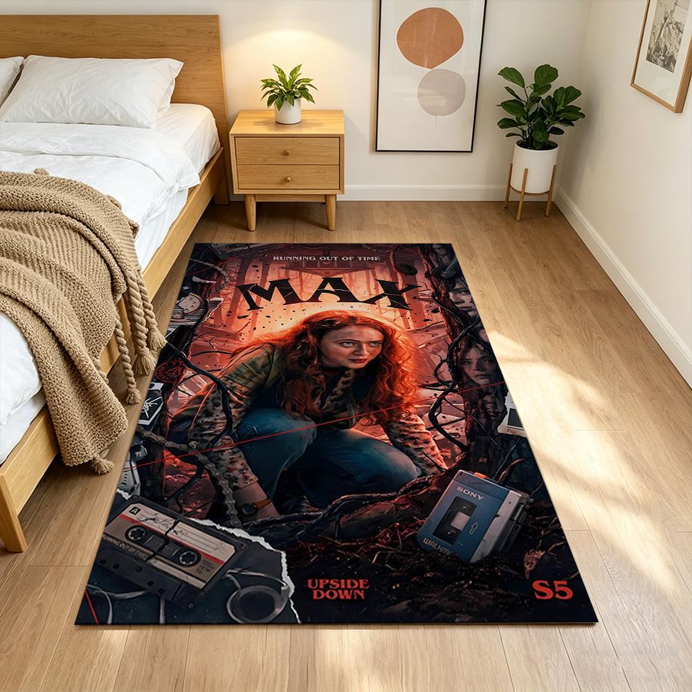 Stranger Things Area Rug Design for Dormitory Hallway Living Rooms Outdoor Anti-slip Rug Office home decor Perfect Birthday Christmas Gift Idea