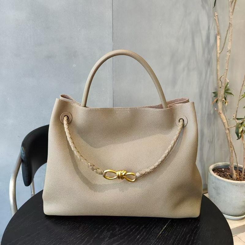 2026 Neue Leder-Damenhandtasche erste Schicht Rindsleder Retro gewebte Schmetterlingsschnalle Einzel-Schulter-Diagonal-Tasche