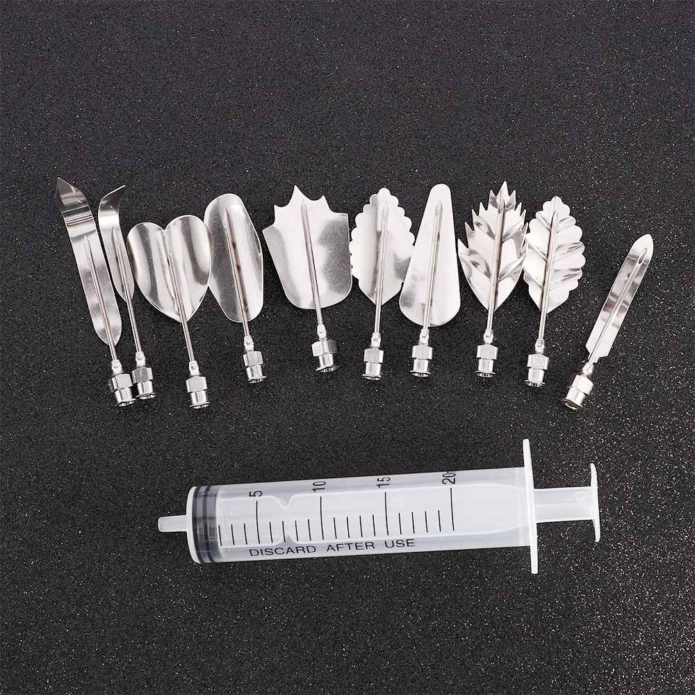 Cookie 3D Jelly Gelatin Pudding Fondant Cake Decoration Art Nozzle Needle Nozzle Tool Cake Tool