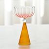 Irregular Shape Goblet Cup Gradient Color Dessert Cup Colorful Glass Ice Cream Cup  Party