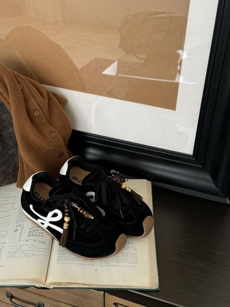 DAPAI SHOW 7cm inner height increase version retro German training shoes small crooked head mandarin duck shoelaces casual shoes women's Forrest Gu