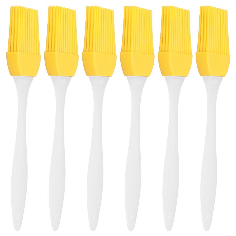 6Pcs Food Grade Grill Scrubber Heat resistance Pastry Scrubber Kitchen Gadget Basting Brush  BBQ