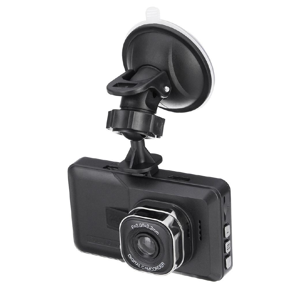 3 Inch HD Vehicle DVR Video Camera Recorder Dash Cam 1080P HDMI Wide Angle Night Vision Camera with Bracket
