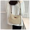 Women Fashion Summer Straw Crossbody Bag Beach Holiday Shopping Woven Shoulder Handbag Messenger Purses for Women Bags