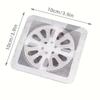 10Pcs Disposable Shower Drain Hair Catcher Mesh Shower Drain Covers Floor Sink Strainer Filter Hair Stopper For Bathroom Kitchen