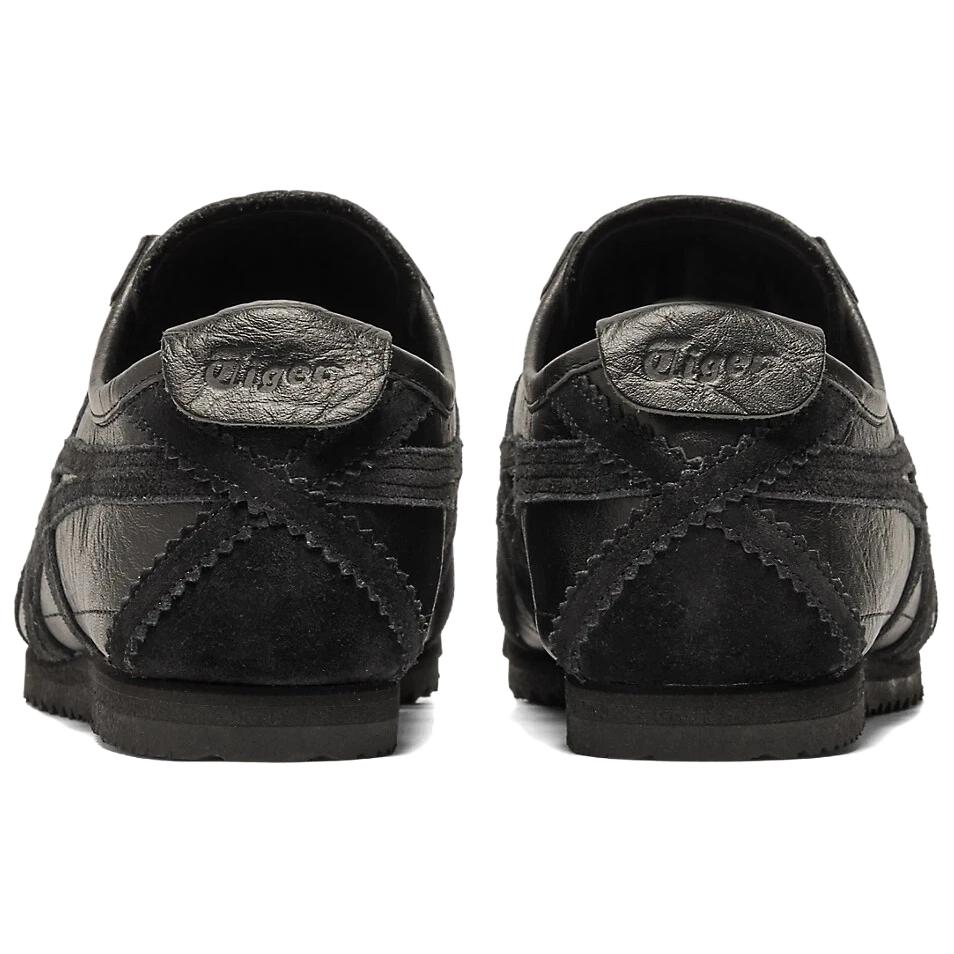 ONITSUKA TIGER Mexico 66 Slip-On Deluxe Comfortable Versatile Non-Slip Durable Low-Top Casual Shoes Unisex Casual Shoes Black 1181A607-001