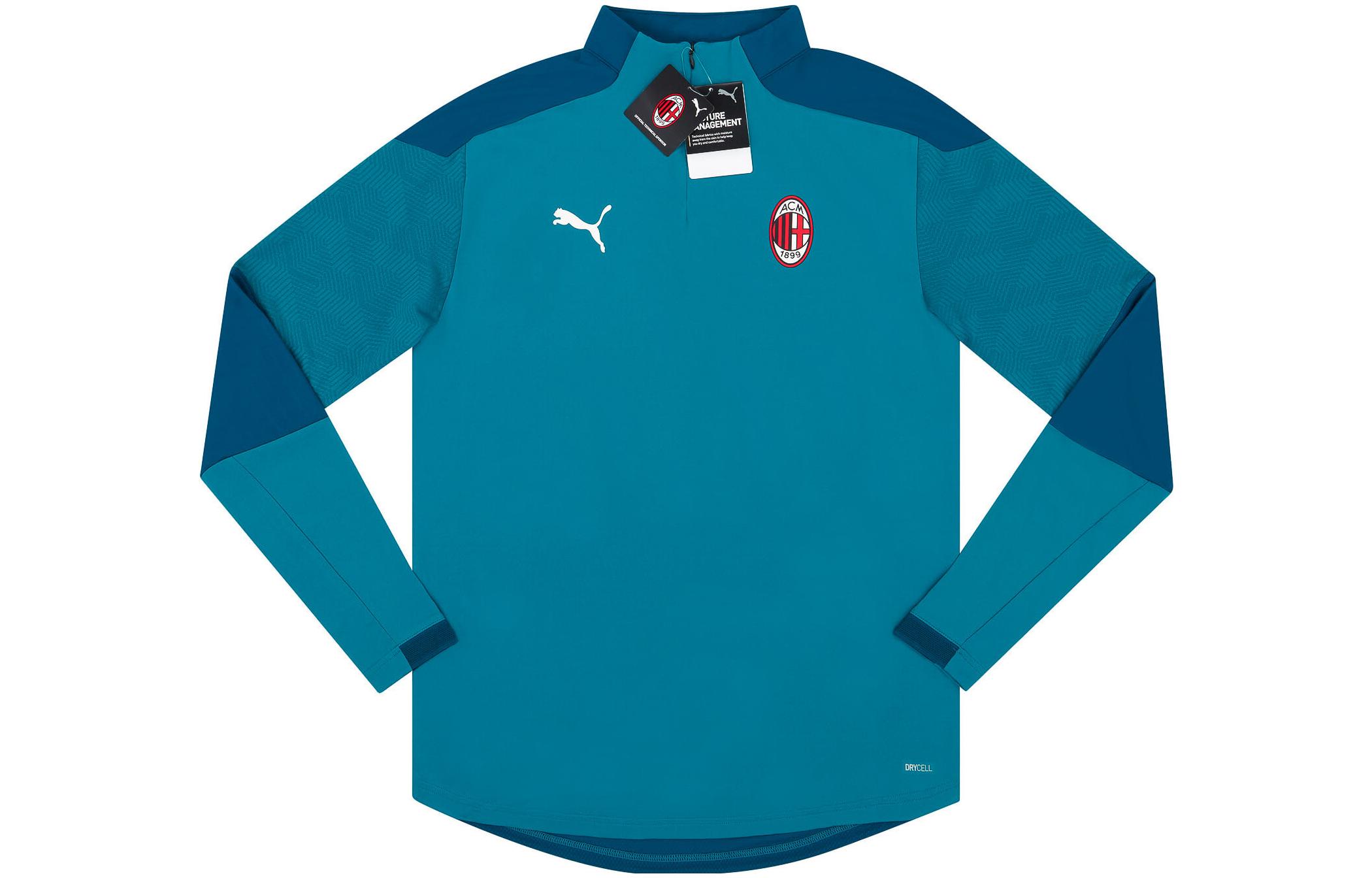 PUMA AC Beige Blue Sweatshirts Men s Blue Moderate 758193-03 XL