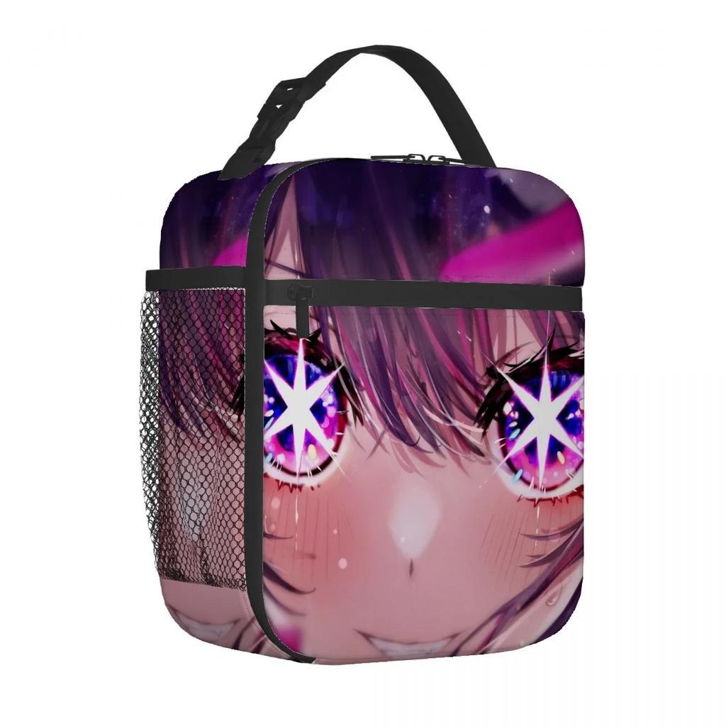 Oshi No Ko Anime-Lunchtasche, tragbar, aus dicker Aluminiumfolie isoliert, wasserdicht, ideal als Geschenk.