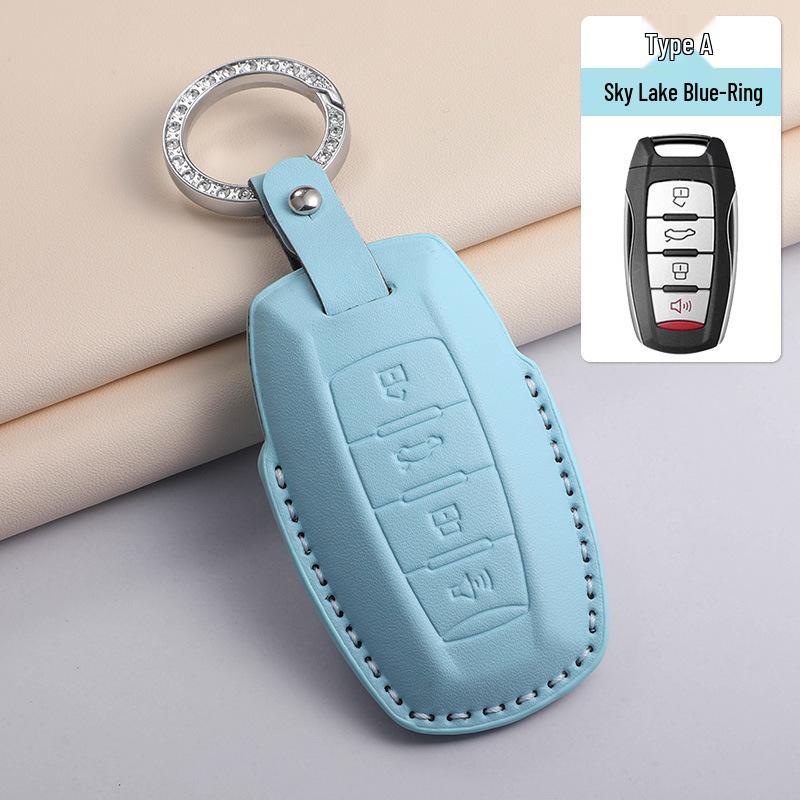 Textured Green Key Case for Great Wall Haval: H6, M6 Plus, Menglong H2, Big Dog, F7, Divine Beast, H9, Red Hare