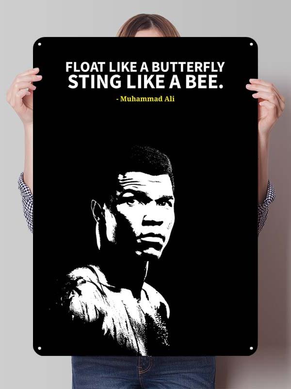 Muhammad Ali Bokser Metalowe Plakaty Dekoracyjne do Dekoracji Pokoju Niestandardowe Bokserskie Metalowe Tabliczki Cyny do Dekoracji Ściennej Retro Dom Mężczyźni