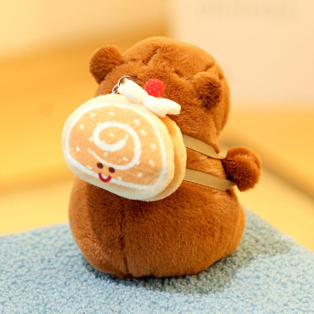 Capybara Soft Plush Doll Keychain With Pp Cotton Filling For Collectors And Gifts