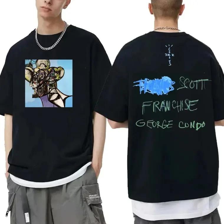 Cactus Jack Tshirt Awesome Streetwear Oversized T Shirts UnisexFashion Loose T-shirt Hip Hop Trend Tee Short Sleeve